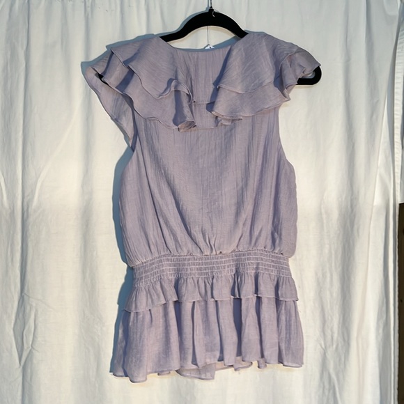 Do+Be sleeveless top, purple/lilac, size S, 100%polyester shell and lining - Picture 2 of 2
